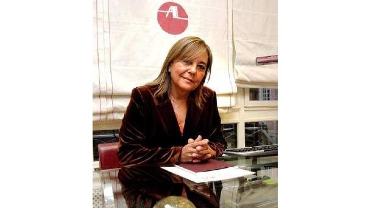 Mari Pepa Rodríguez Junquera en su despacho.