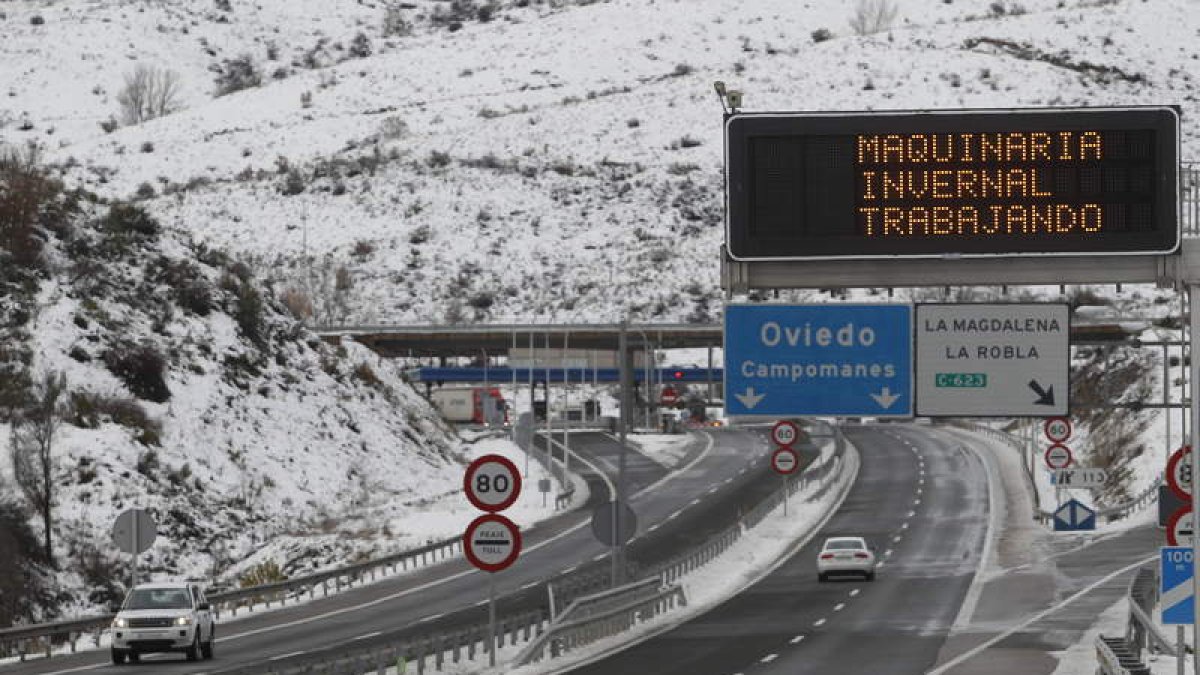 La autopista a Asturias está perdiendo clientes en los últimos meses.