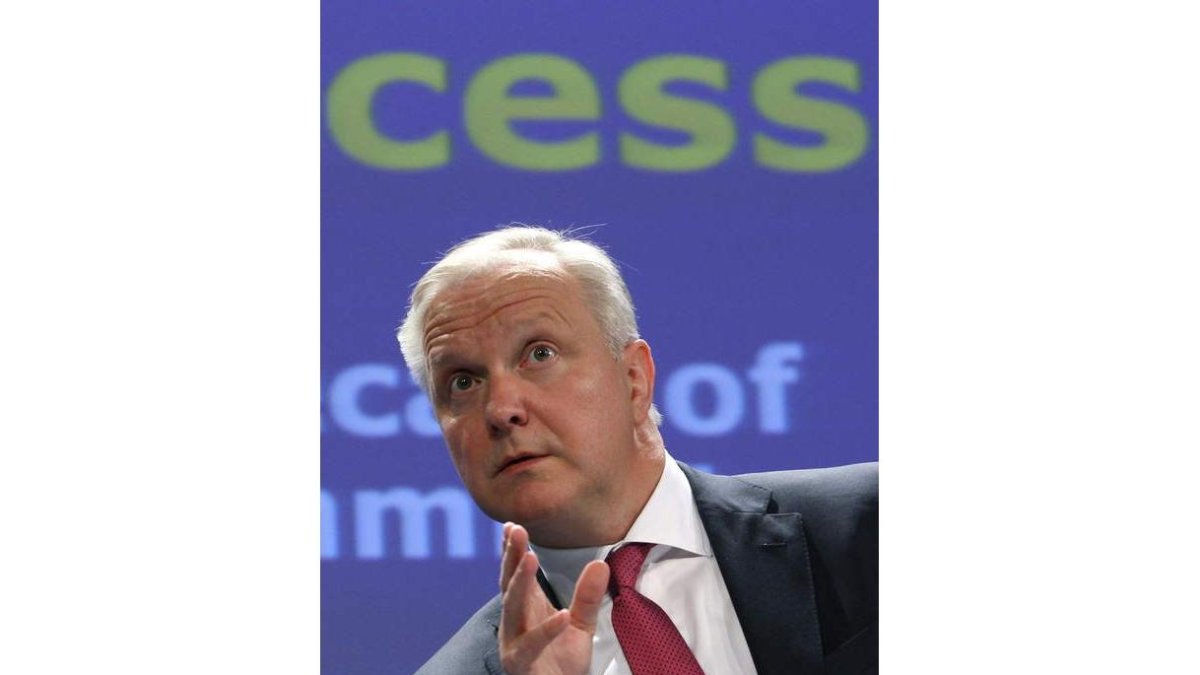 El vicepresidente de la CE, Olli Rehn.