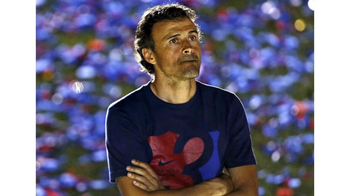 Luis Enrique está viviendo su mejor momento como entrenador del Barcelona.