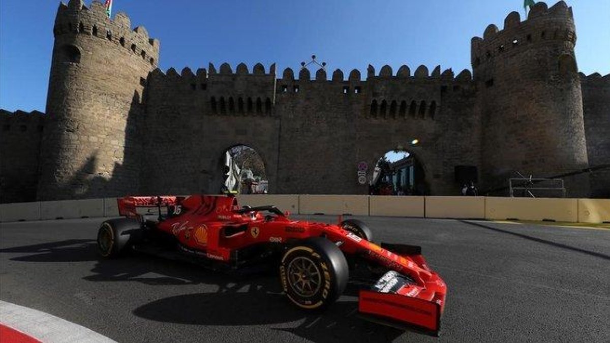 Charles Leclerc (Ferrari) ha sido, hoy, en Baku, el más veloz.