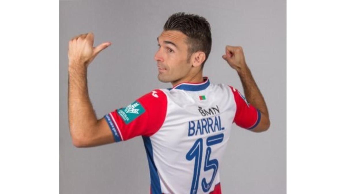 David Barral, jugador del Granada.