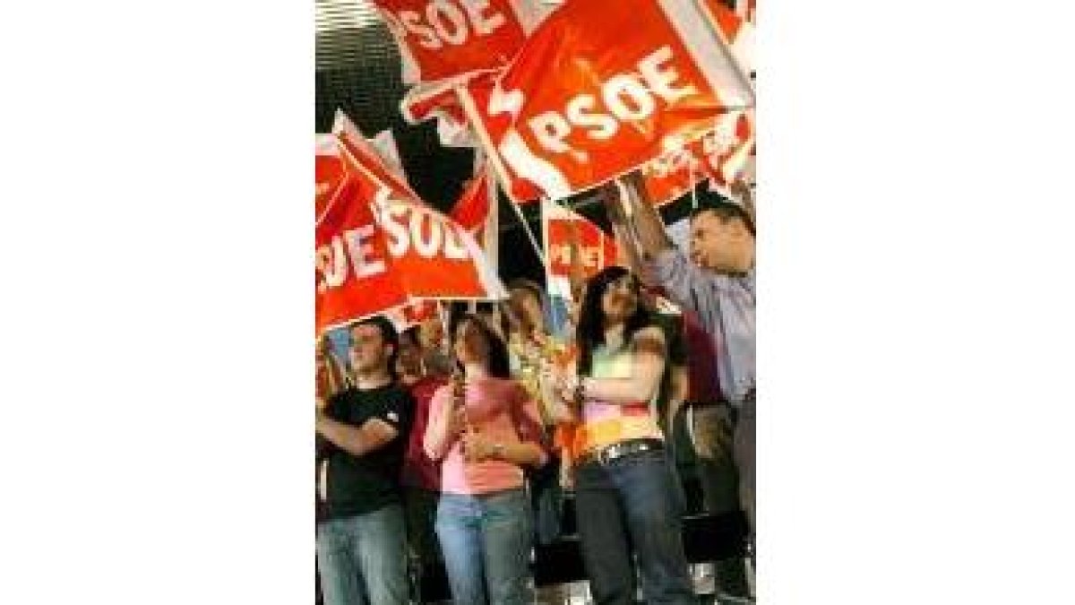 Imagen de archivo de un mitin del PSOE en Talavera de la Reina