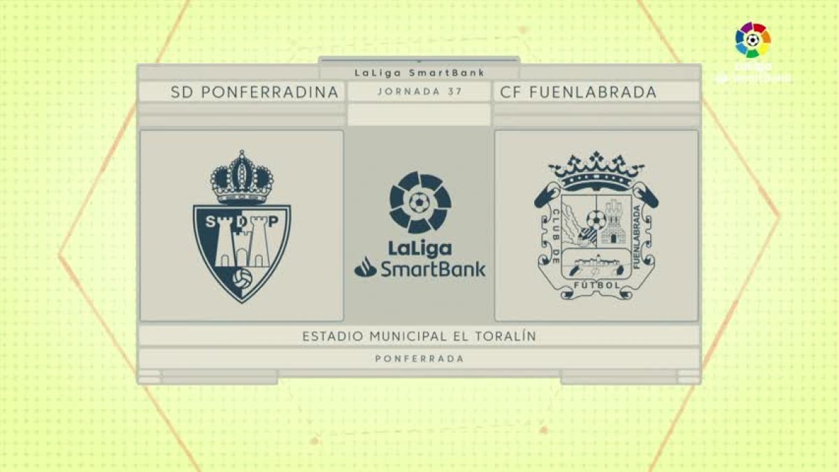 VIDEO: Resumen Goles - Ponferradina - Fuenlabrada - Jornada 37 - La Liga SmartBank