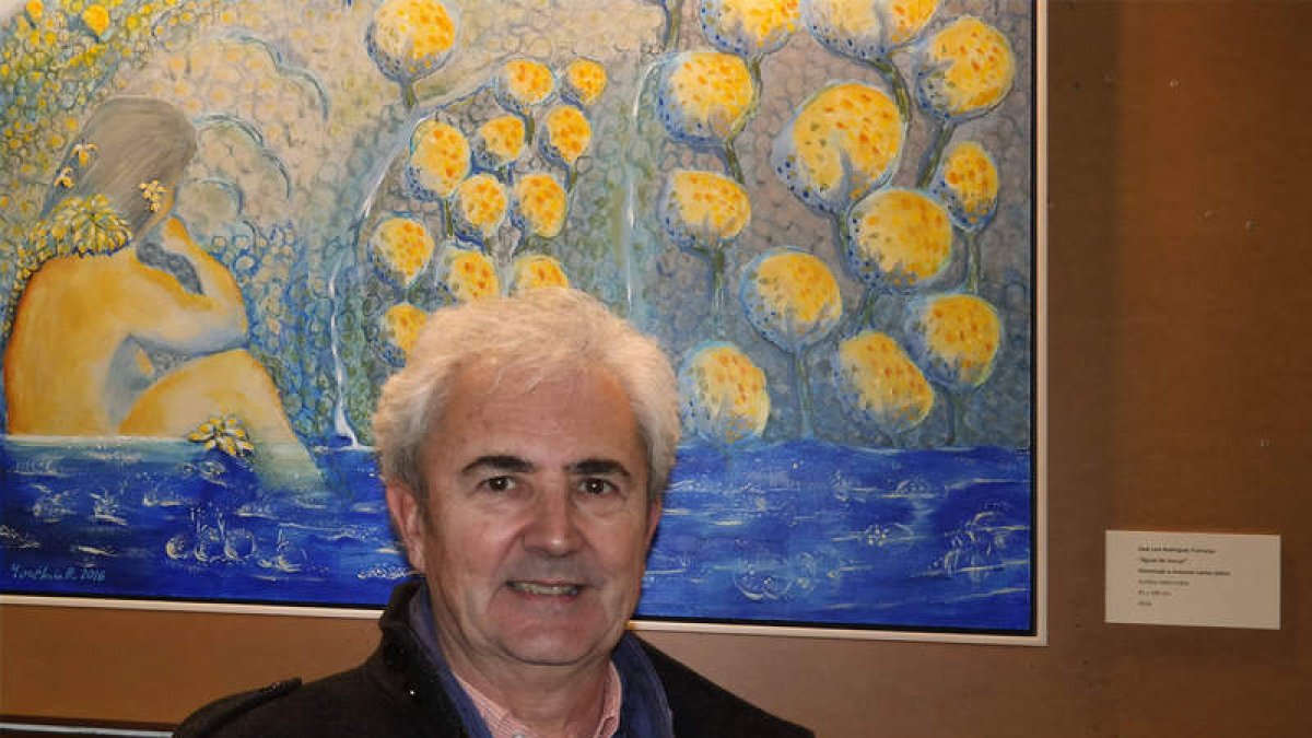 El artista asturiano José Luis Rodríguez Tamargo. CUEVAS