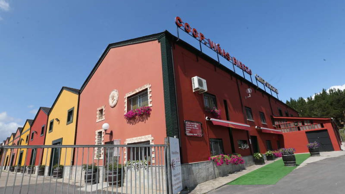 Instalaciones de la Cooperativa Viñas del Bierzo de Camponaraya, en una imagen de archivo. BARREDO