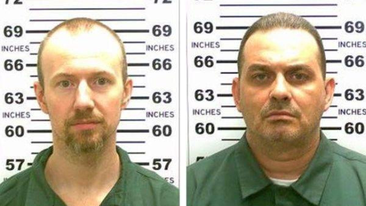 Davis Sweat (izquierda) y Richard Matt, los dos presos fugados de la prisión Clinton, en Nueva York.