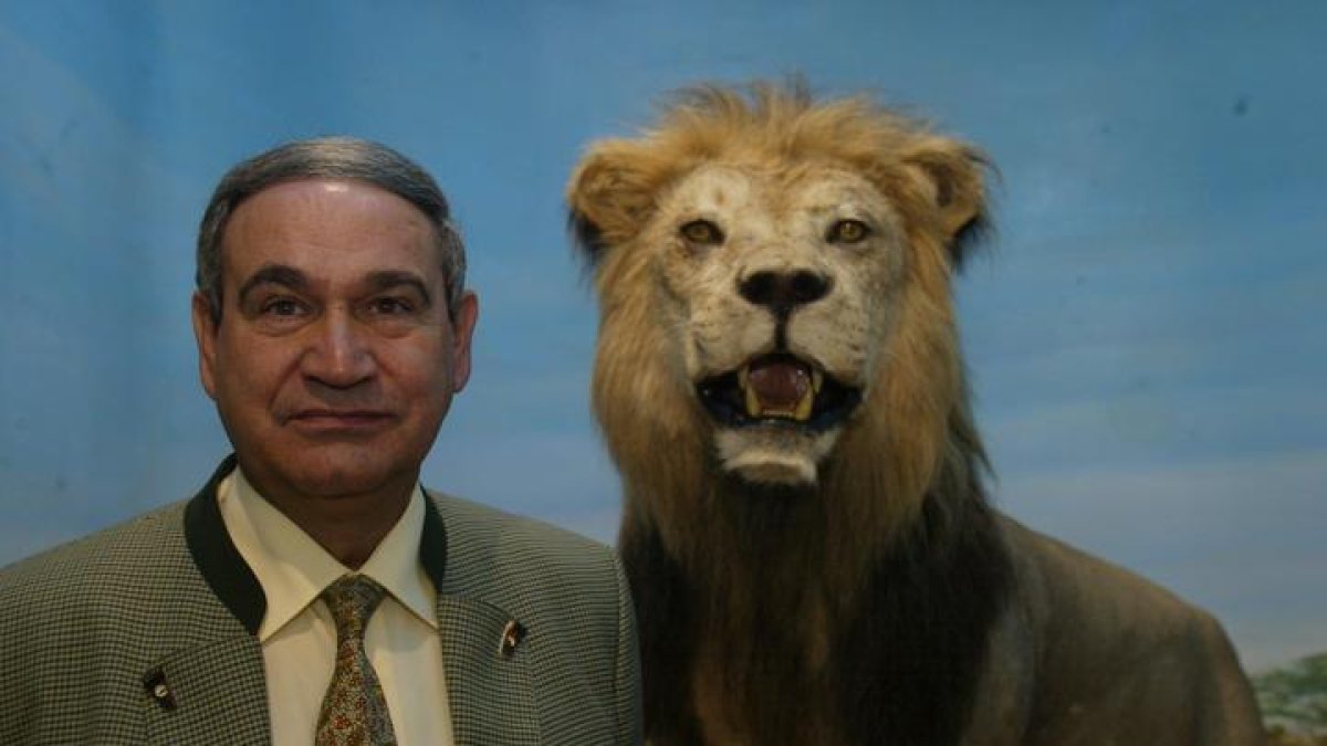 Eduardo Romero, fundador del Museo de la Fauna Salvaje, en Valdehuesa