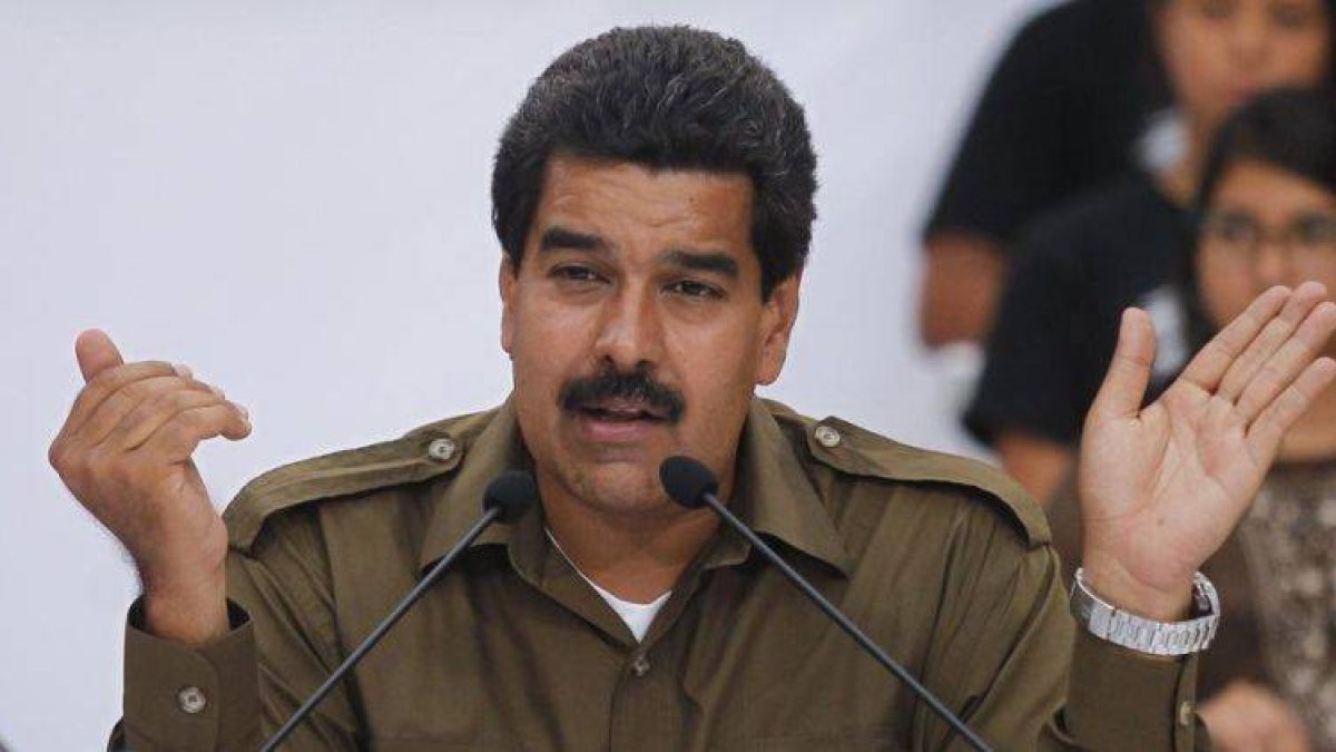 El candidato oficialista venezolano Nicolás Maduro.