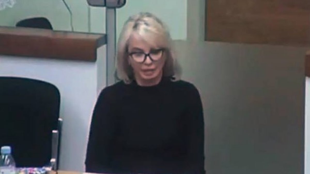 Corinna Larsen, en declaración judicial. DL