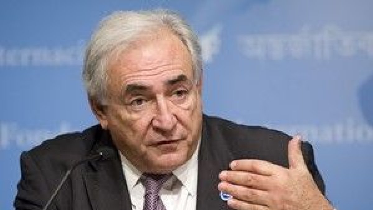 El presidente del FMI, Dominique Strauss-Kahn, el pasado 24 de abril en Washington.