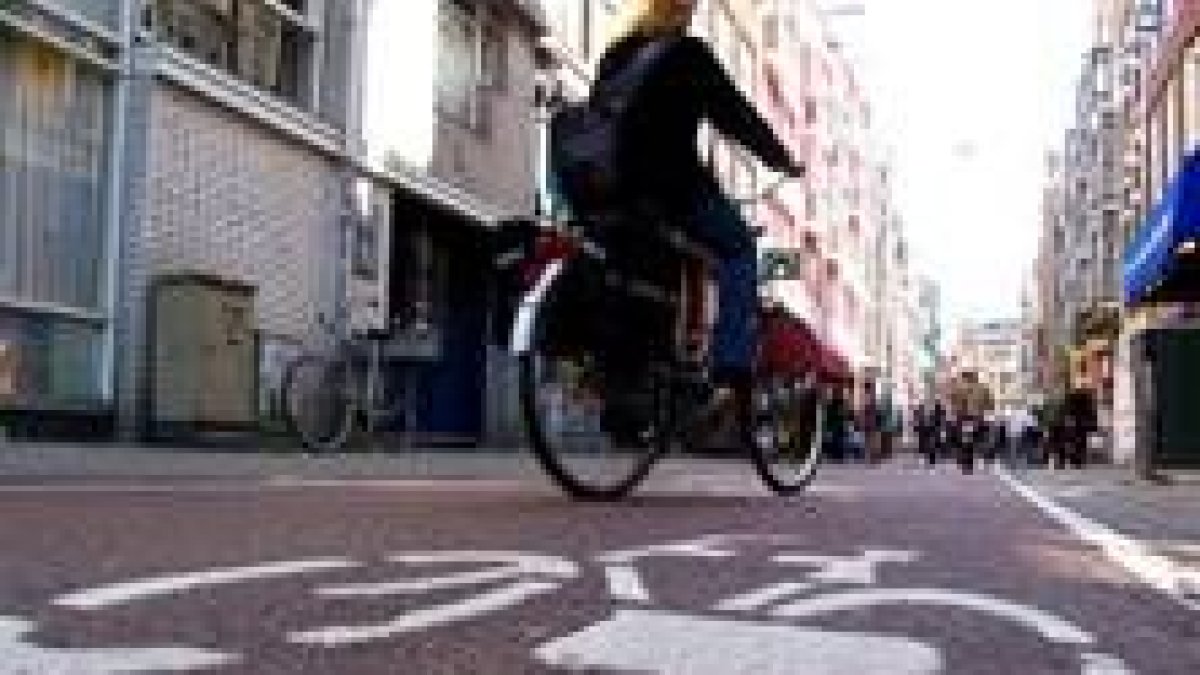 Vía ciclista de Amsterdam, capital con mucha cultura de bici
