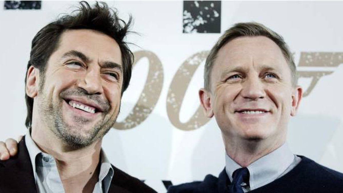 Javier Bardem y Daniel Craig, protagonistas de ‘Skyfall’, última entrega de la saga 007, presentaron la película en Madrid.