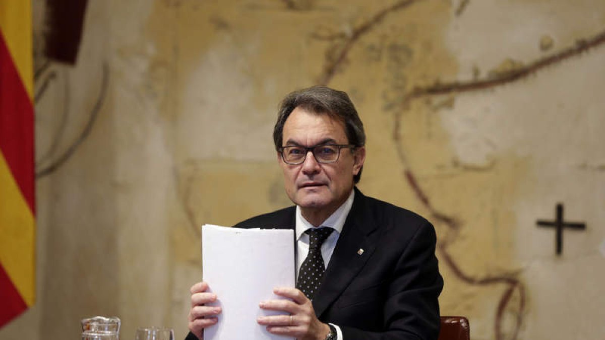 El presidente de la Generalitat en funciones, Artur Mas.