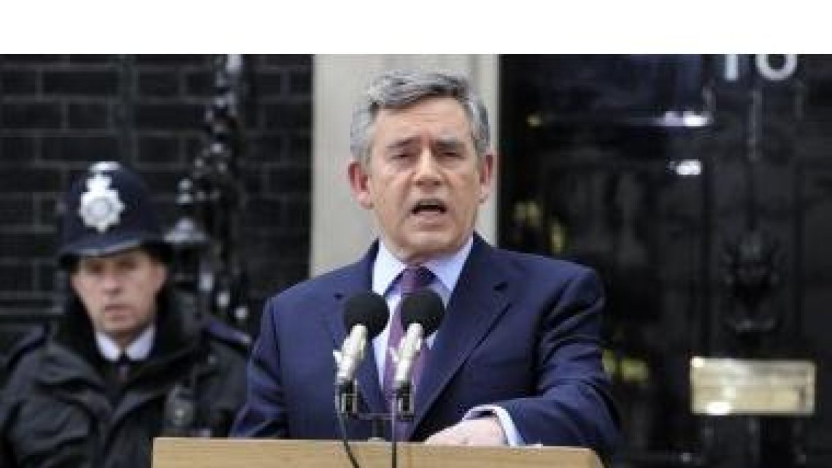 El primer ministro británico, Gordon Brown.