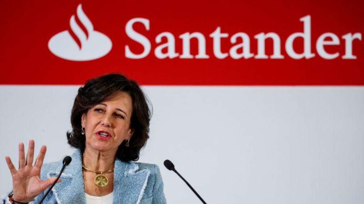 La presidenta de Banco Santander, Ana Botín, en una imagen de archivo.
