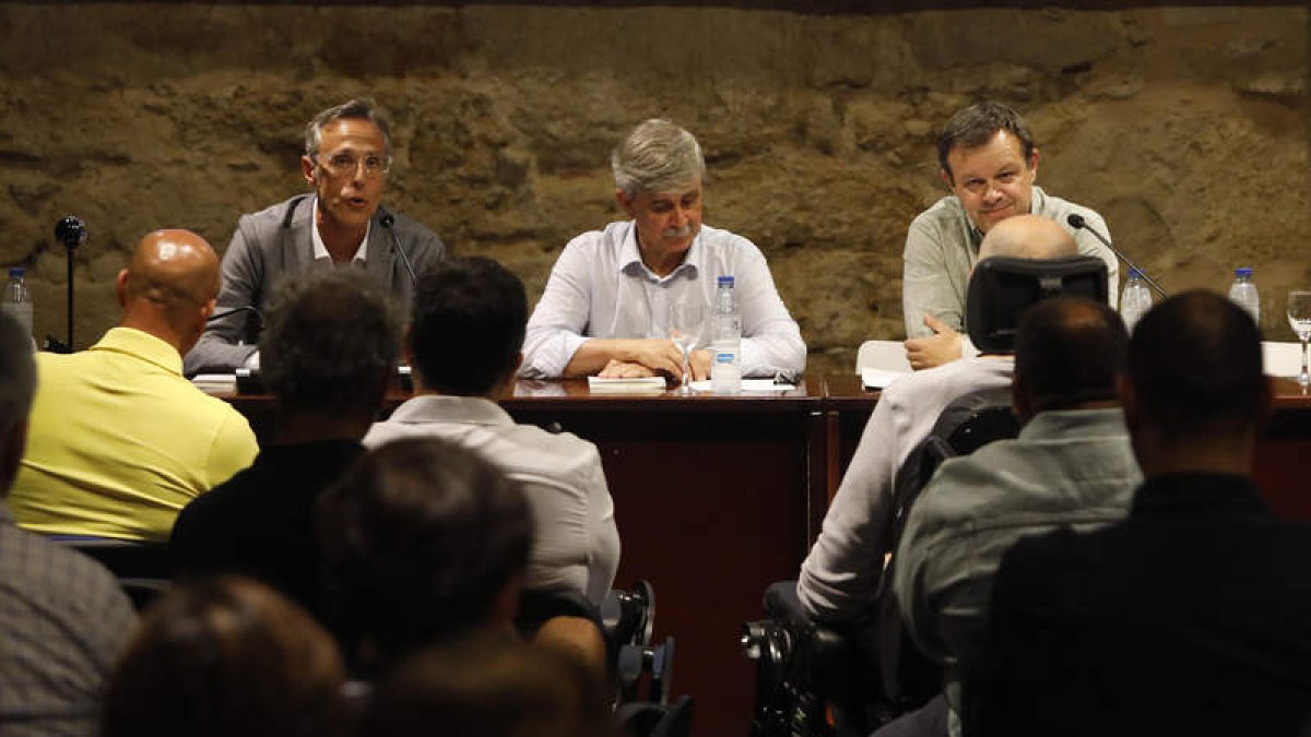 Alejandro Vaquera, Juan Francisco García Marín y José Manuel Trabado. FERNANDO OTERO