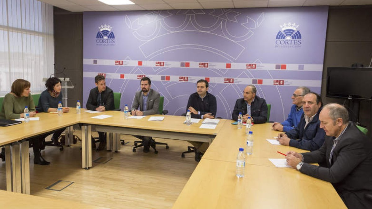 El PSOE reunió ayer a alcaldes y concejales de 27 municipios en Carrizo. DL