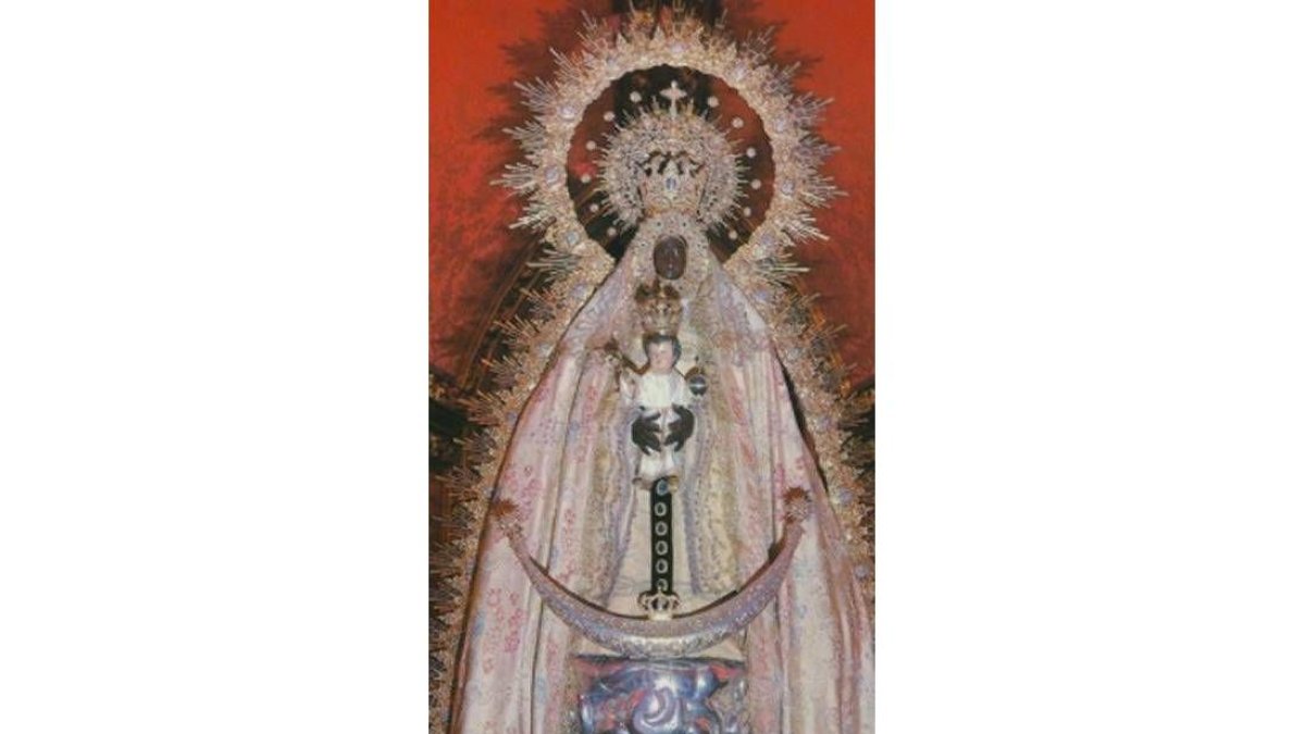 Imagen de la Virgen de Regla en la iglesia de Chipiona