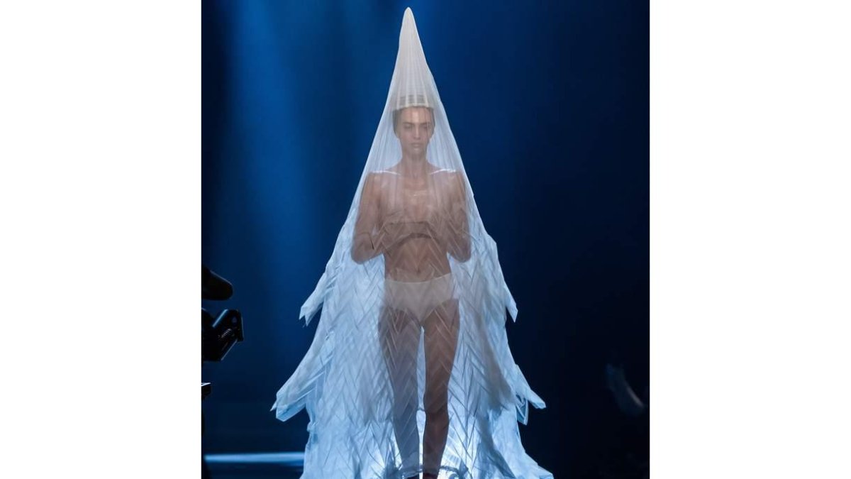 Vestido desnudo de Jean Paul Gaultier.
