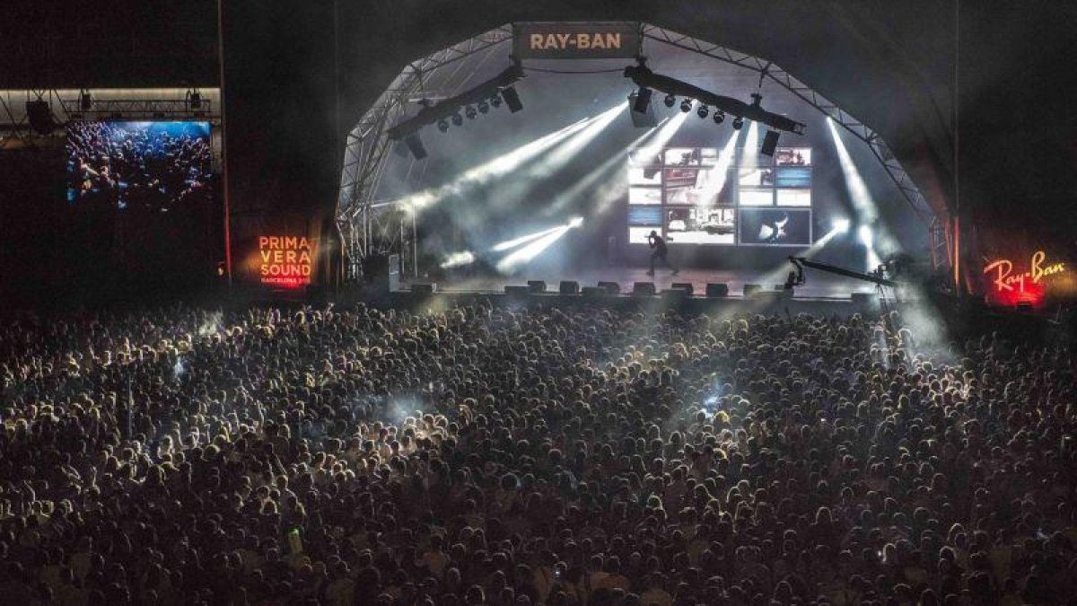 Concierto en la última edición del festival Primavera Sound.