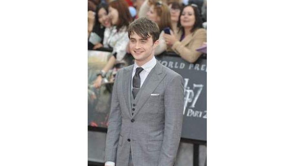 Daniel Radcliffe en el estreno de la película en Londres.