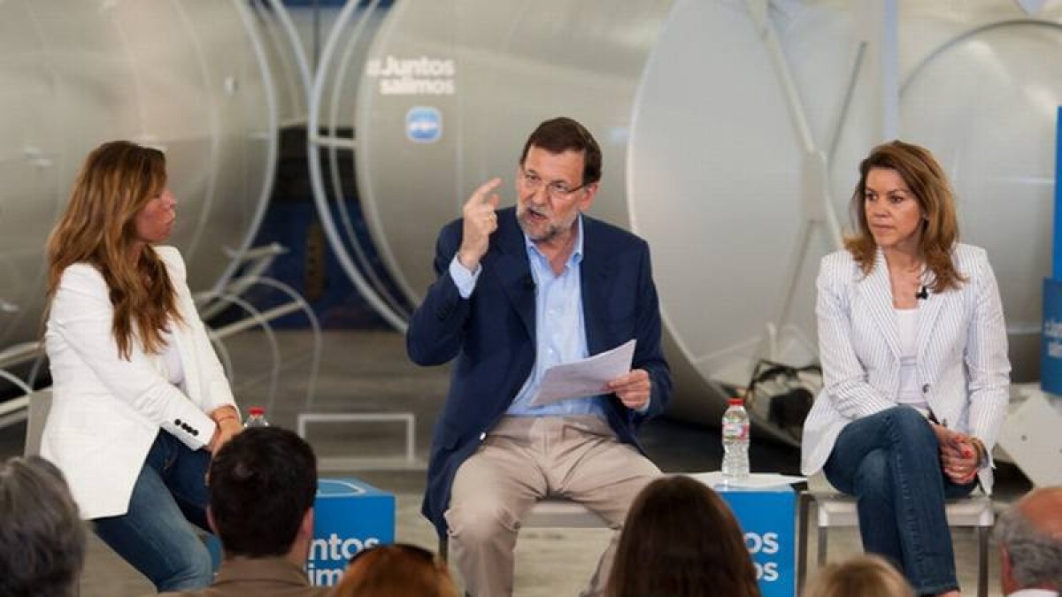 El presidente del Gobierno y del Partido Popular, Mariano Rajoy, clausura el Debate Empresa y Crédito en Tarragona Tjerk van der Meulen.