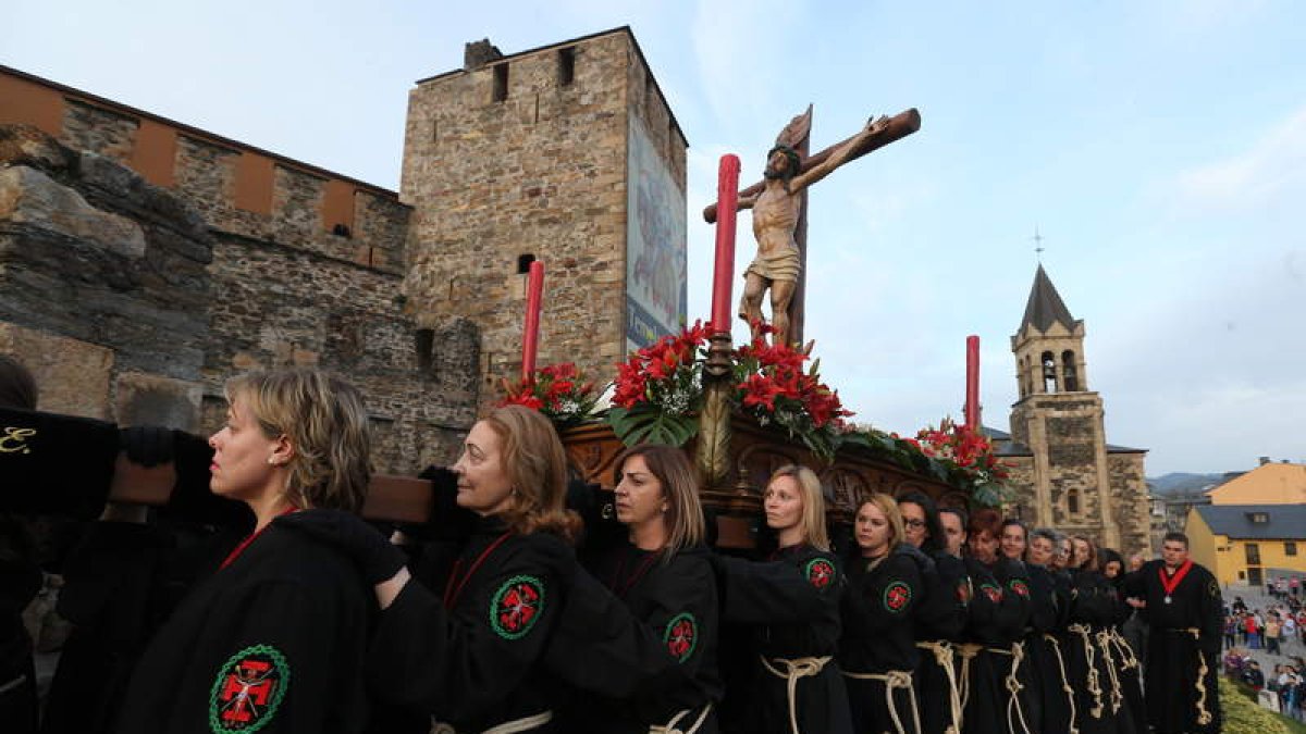 El Vía Crucis en el Castillo, la pasada Semana Santa.