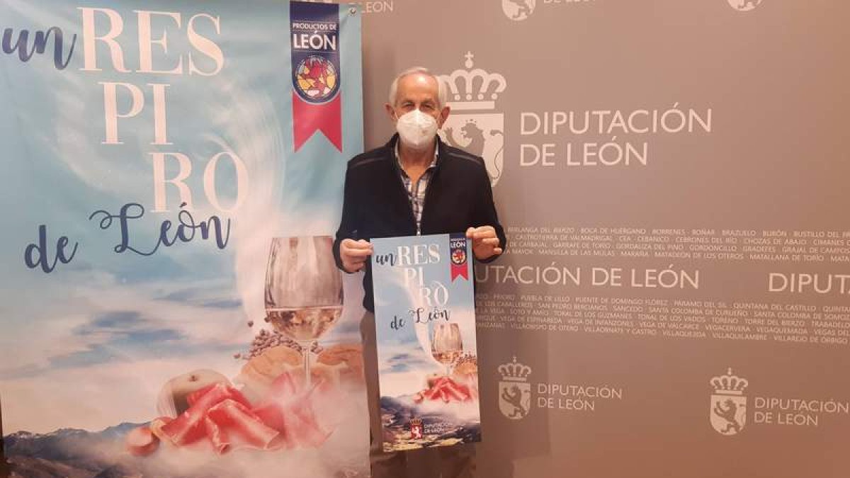 El diputado del área Productos de León, Marías Llorente, presentó ayer la campaña. DL