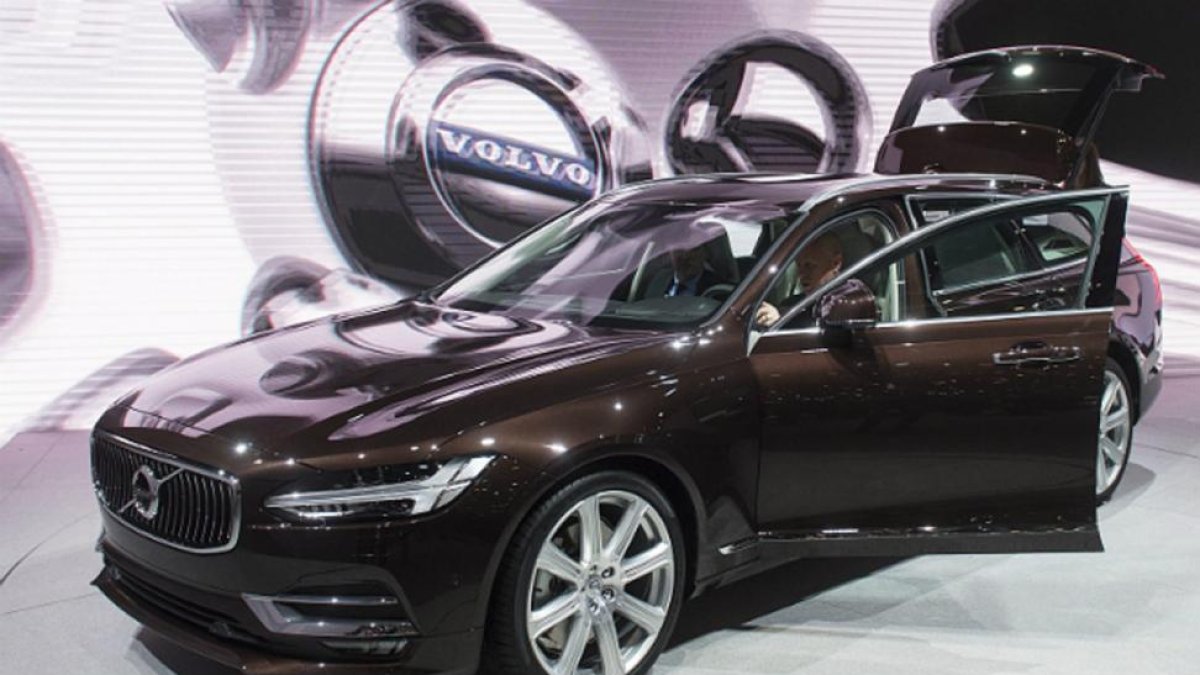 El Volvo S90, en su presentación en el Salón del Automóvil de Ginebra.