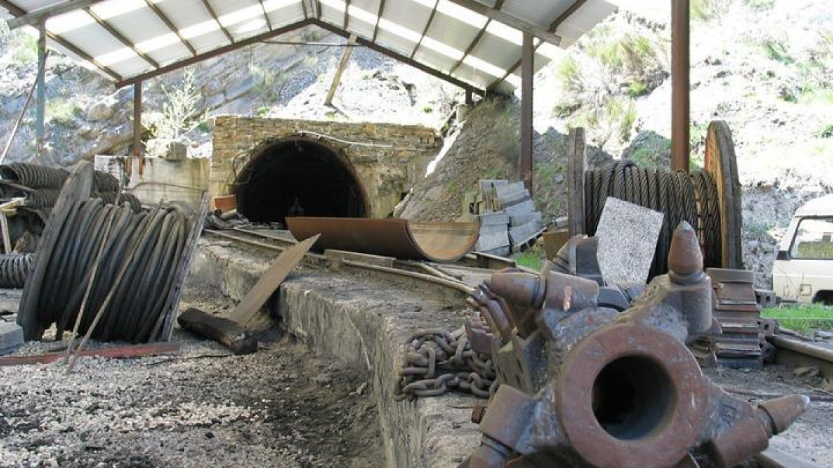 La mina La Escondida, en Caboalles de Arriba, la única explotación que sigue abierta en León.