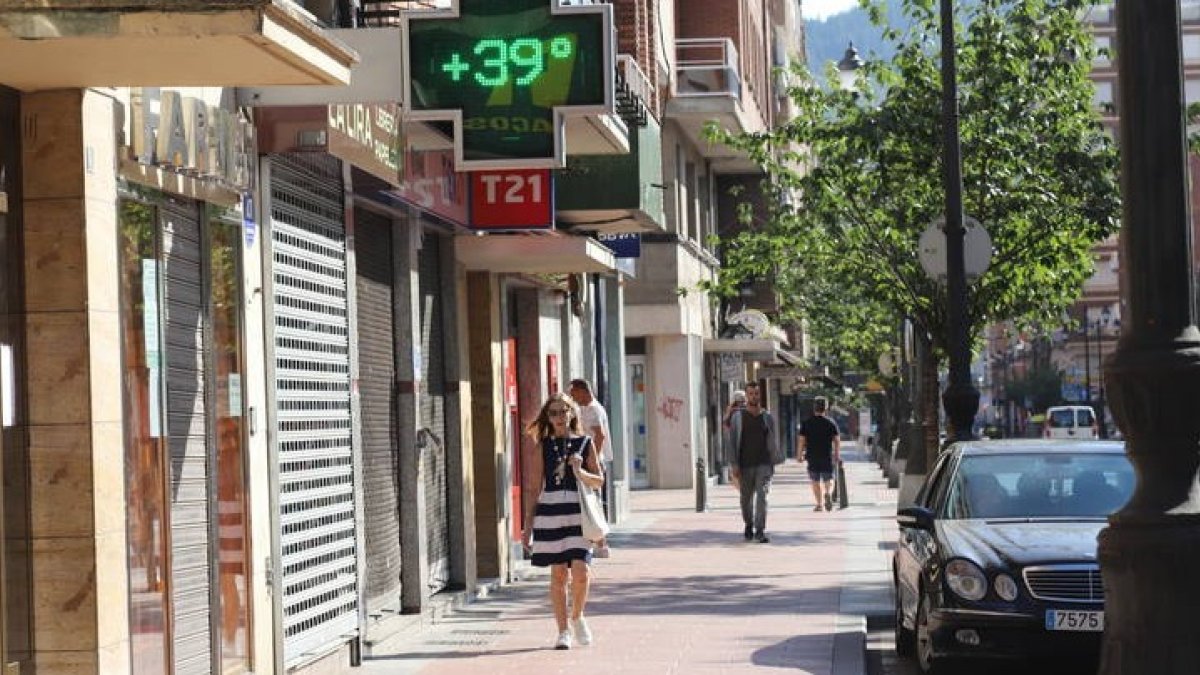 Foto tomada el 19 de julio en Ponferrada. ANA F. BARREDO