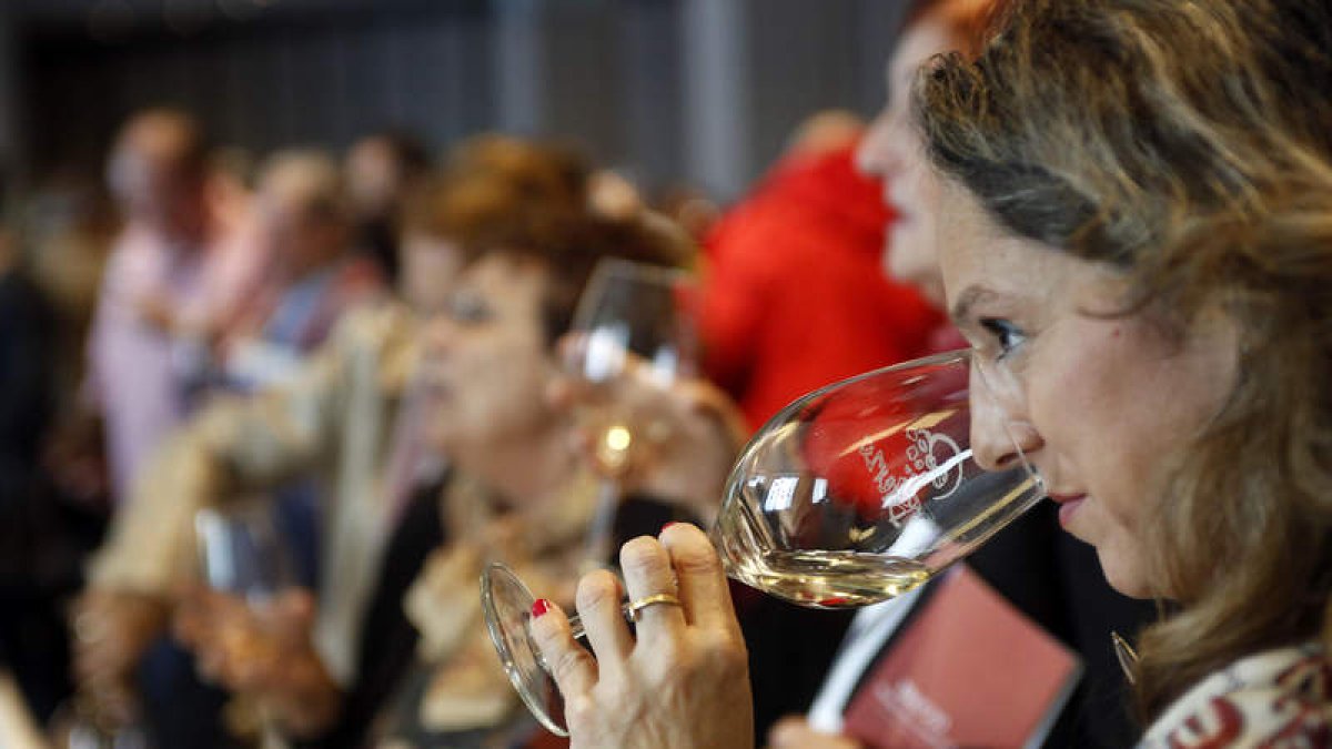 Imagen de la última edición del Salón del Vino del Bierzo en la capital de España.