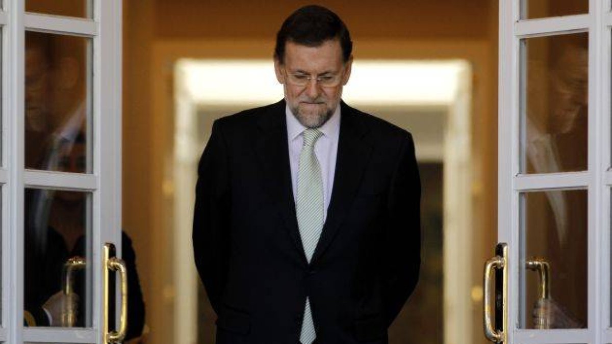 El presidente del Gobierno, Mariano Rajoy, ayer.