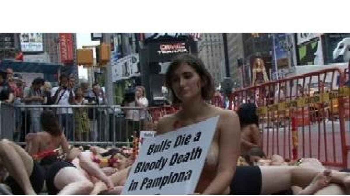 Esta protesta ya se realizó en Nueva York hace una semana