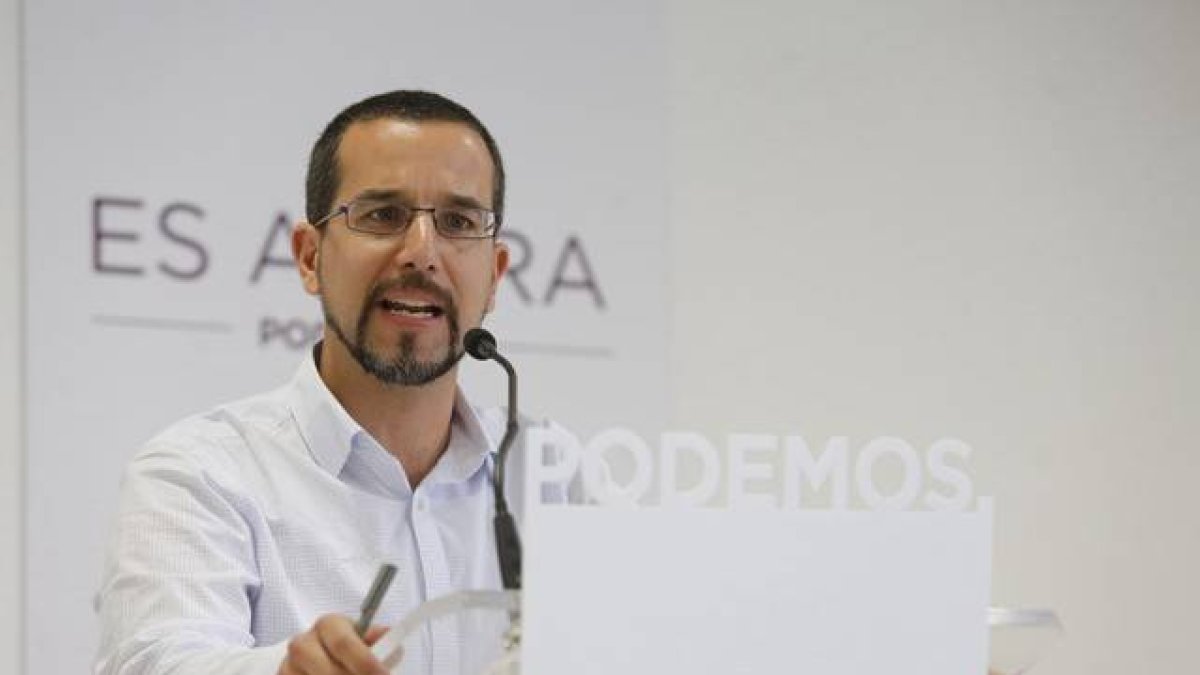 El secretario de organización de Podemos, Sergio Pascual.