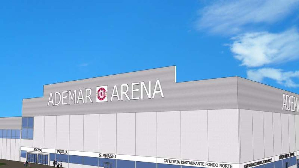 Así imagina el club el futuro Ademar Arena. DL