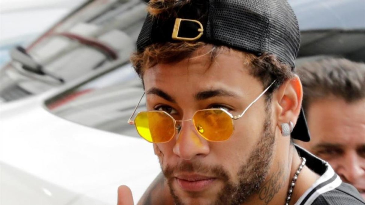 Neymar el pasado 23 de diciembre en Brasil