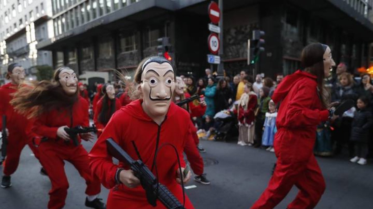 Desfile de Carnaval en León. FERNANDO OTERO