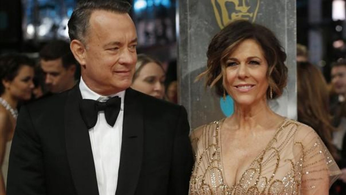 Tom Hanks y su mujer, Rita Wilson.