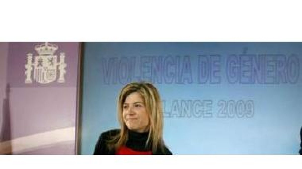 La ministra de Igualdad, Bibiana Aído, ofreció en rueda de prensa el balance de Violencia de Género