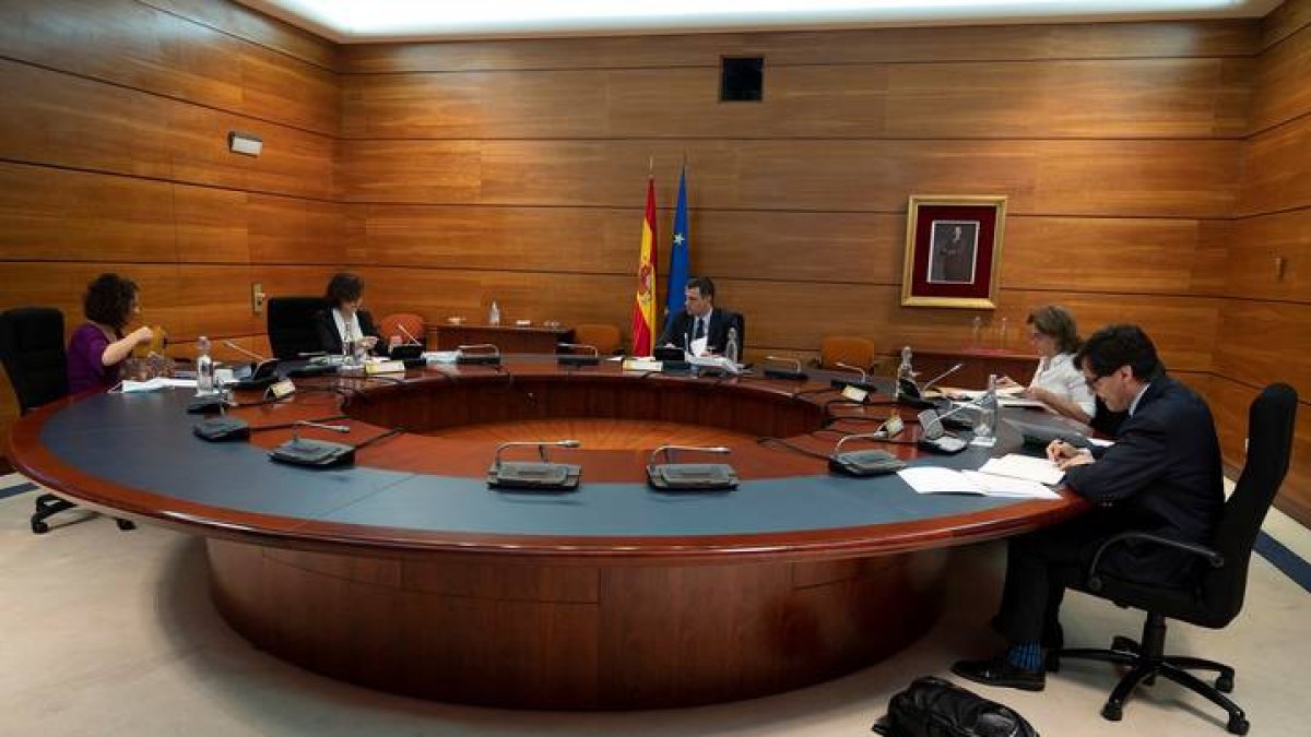 Reunión del pasado martes del Consejo de Ministros. BORJA PUIG DELLA BELLA CASA
