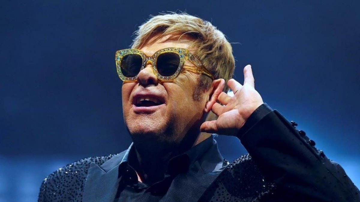 Elton John, este domingo en el Palau Sant Jordi.