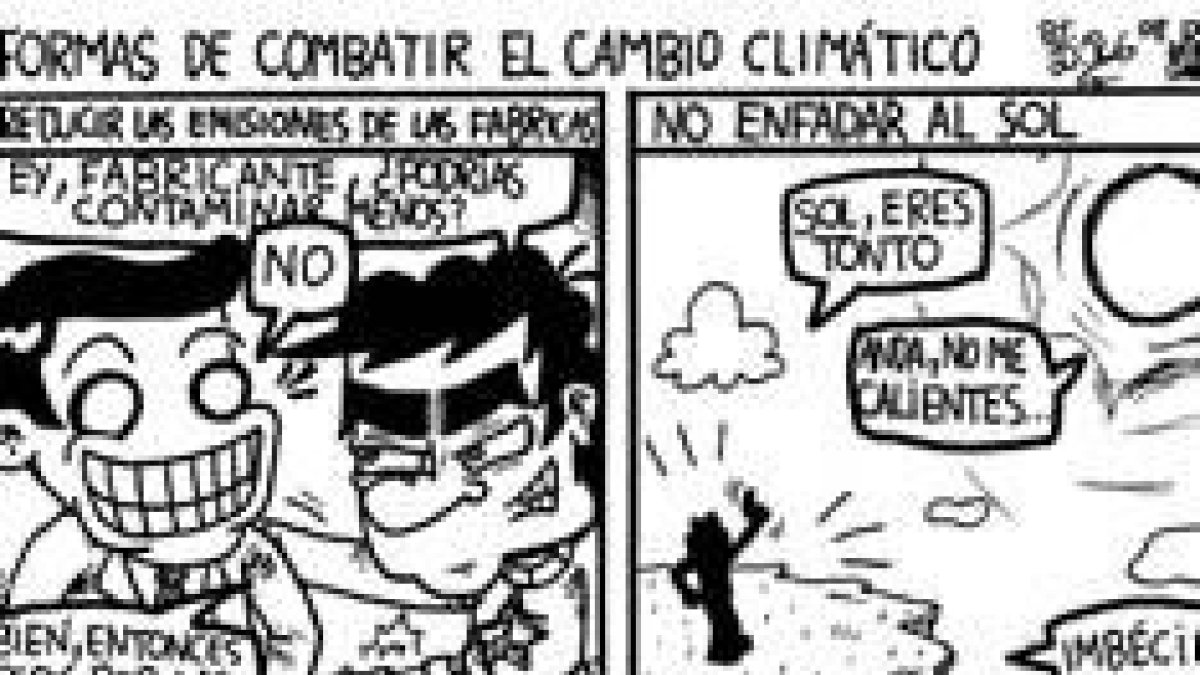 Parte de la tira cómica que proclamó vencedor del concurso de cómic a Daniel Rebollo