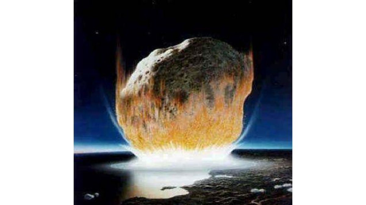 Simulación del impacto de un asteroide similar al que acabó con la vida de los dinosaurios