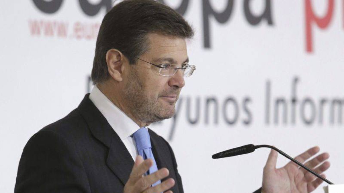 El ministro de Justicia, Rafael Catalá.