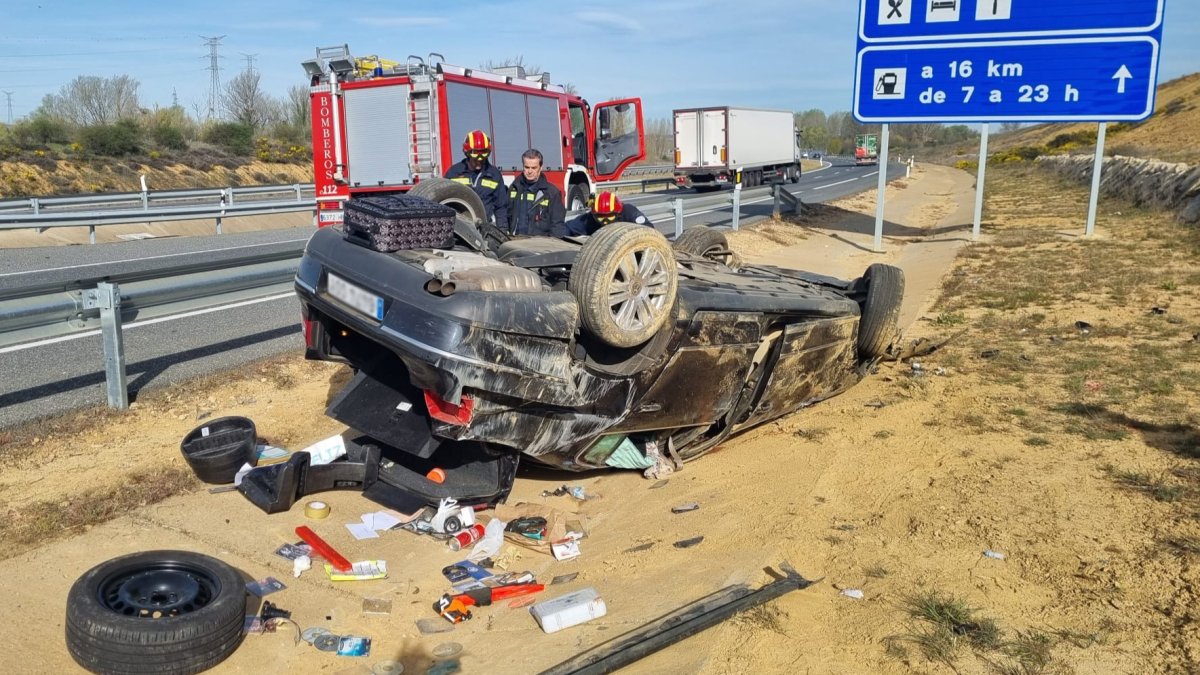 Estado en el que quedó el vehículo, BOMBEROS