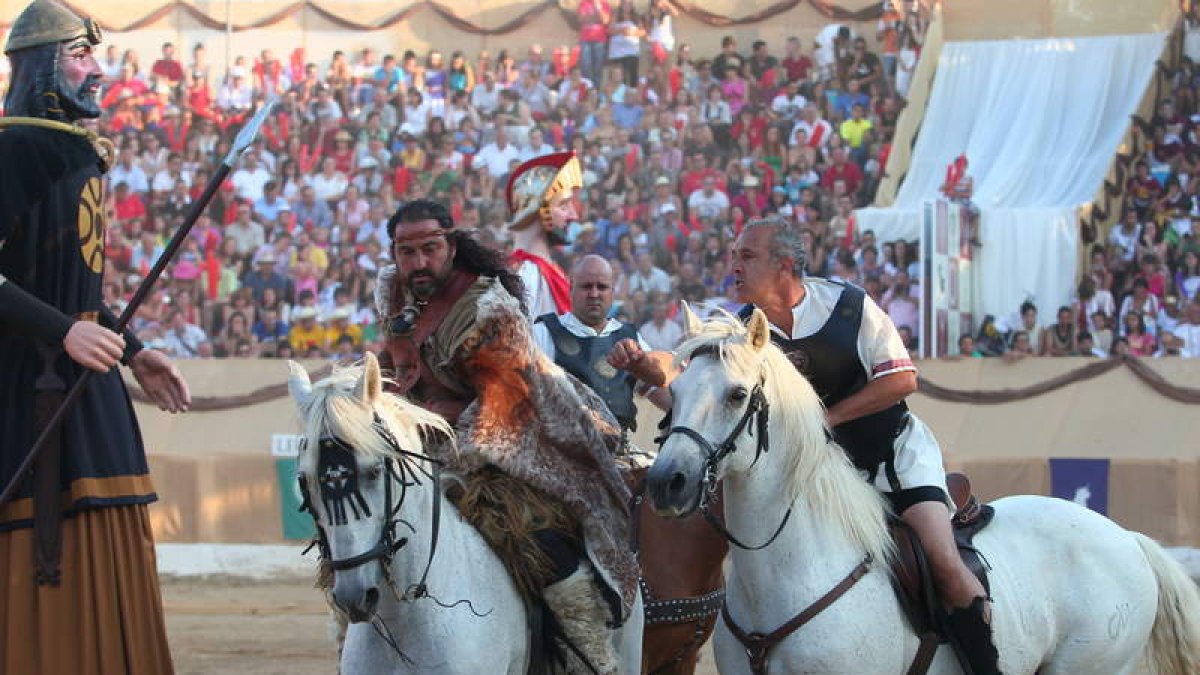 Una de las pruebas del circo astur-romano donde se decide de quien será del territorio.