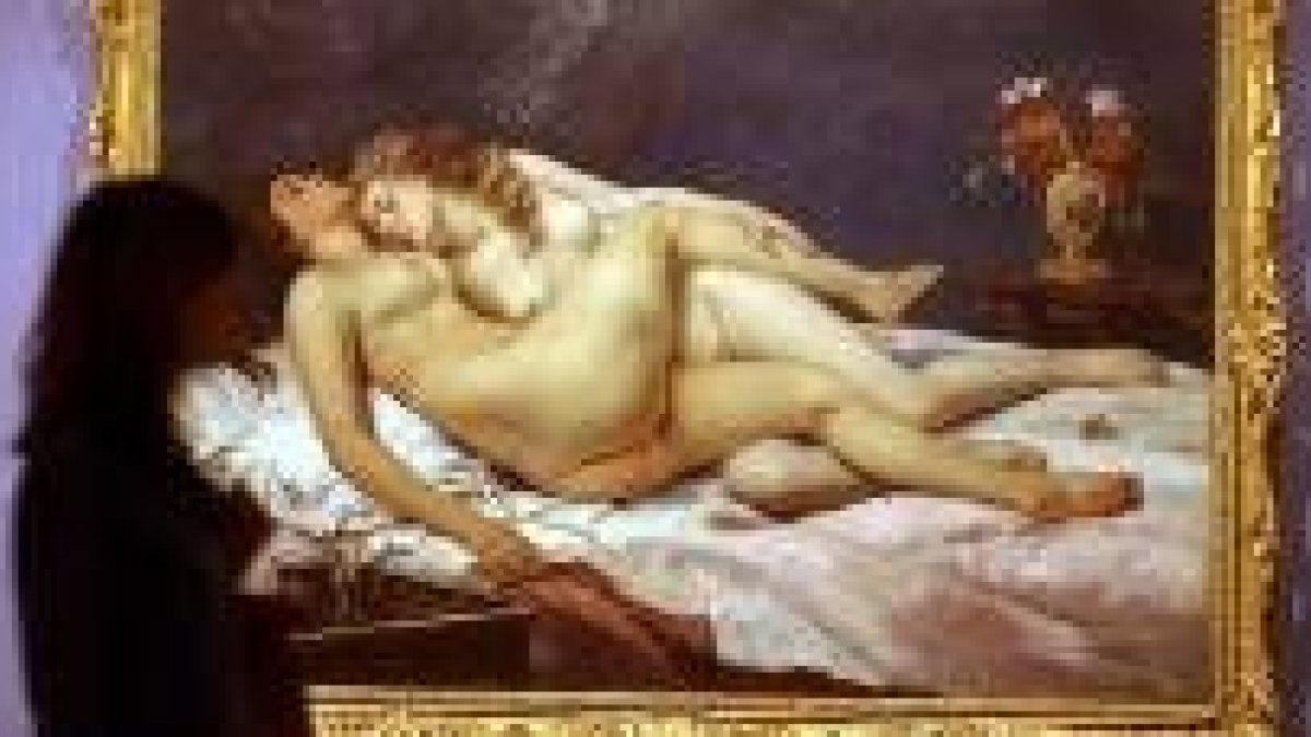 «El sueño», de Gustave Courbet una de las obras de la Fundación