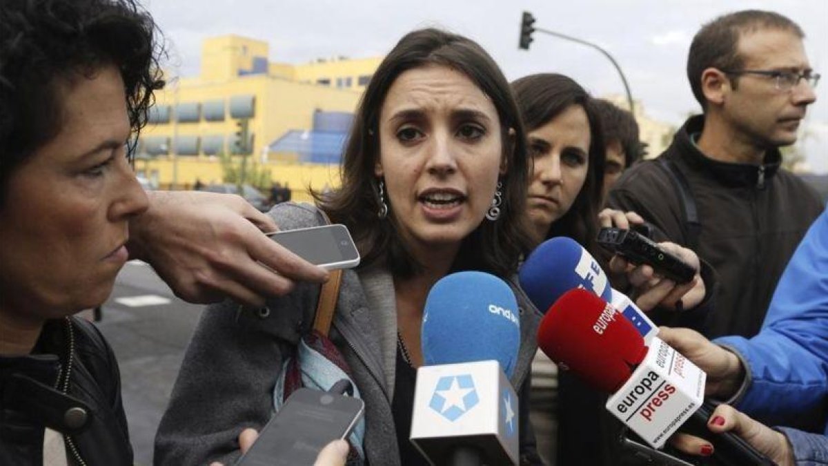 Irene Montero, portavoz adjunta de Podemos en el Congreso.